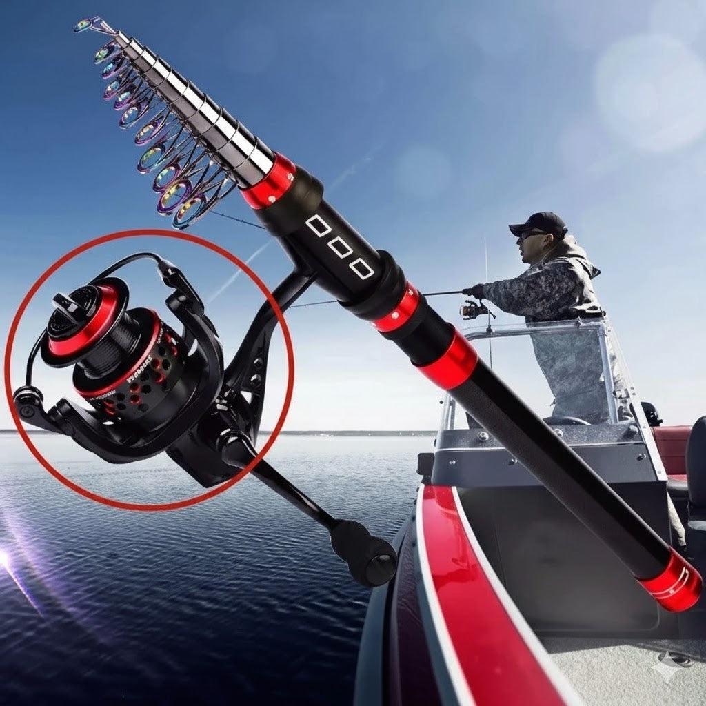 Kit de Pêche Complet Télescopique PROBEROS