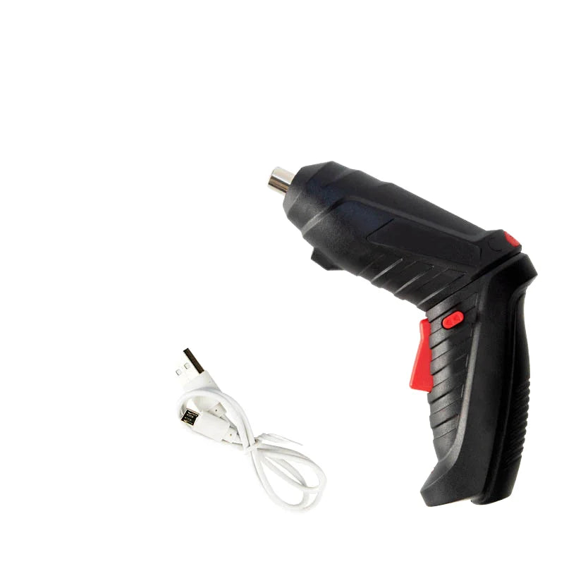 Tournevis Électrique Sans Fil 2-en-1 Pliable Rechargeable USB avec Kit d’Embouts
