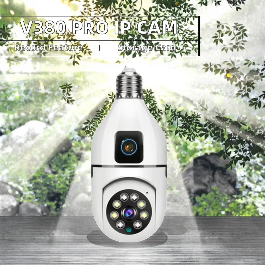Caméra de Surveillance WiFi V380 Pro 360° – Sécurité Intelligente Jour & Nuit
