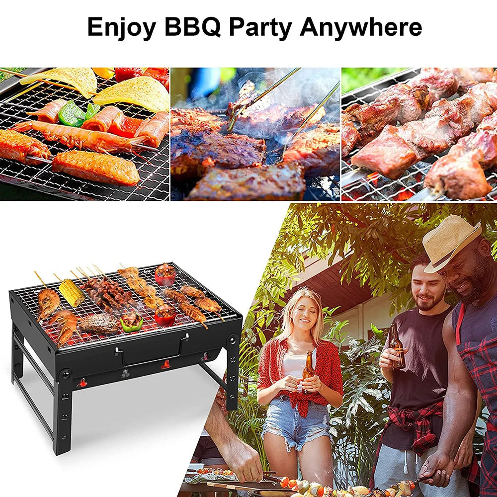 Barbecue Charbon en Acier Inoxydable