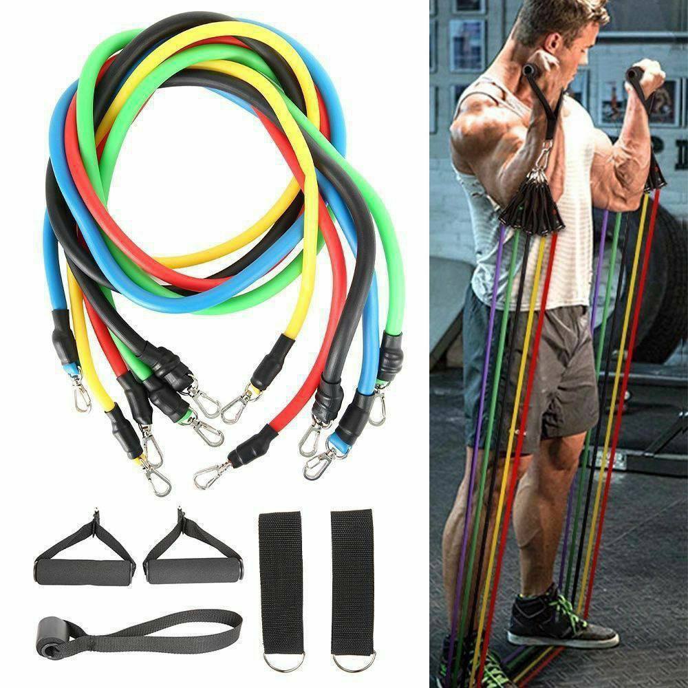 Kit de Bandes de Résistance 11 Pièces en TPE