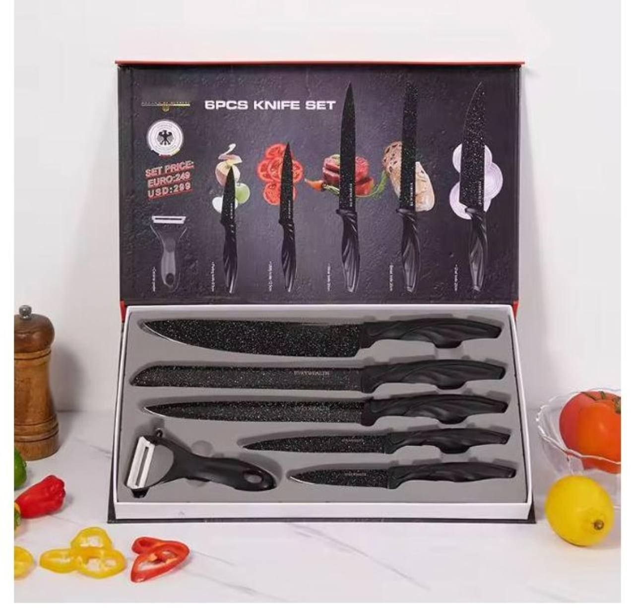 Set de couteaux de cuisine professionnel