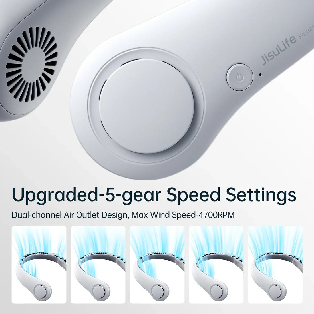 Ventilateur de Cou Sans Pales – Refroidissement à 360°
