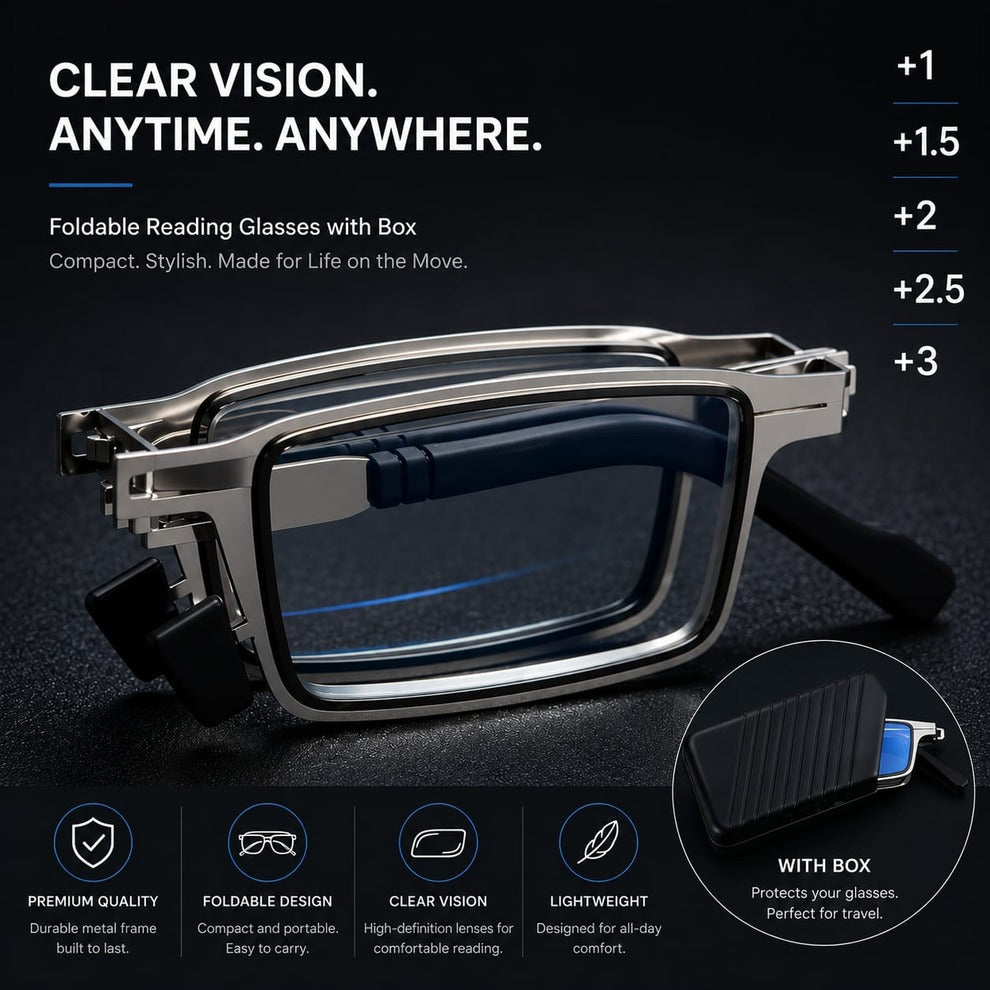 Lunettes de Lecture Pliables en Titane