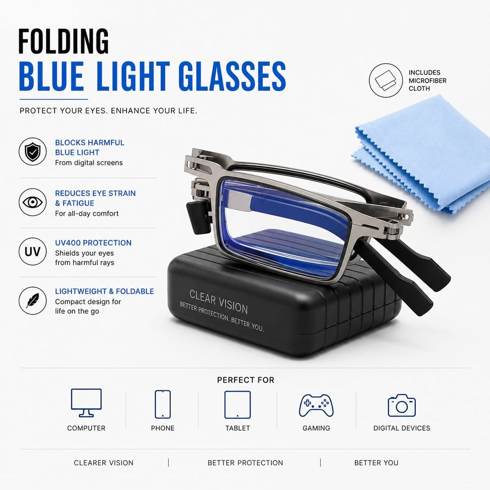 Lunettes de Lecture Pliables en Titane