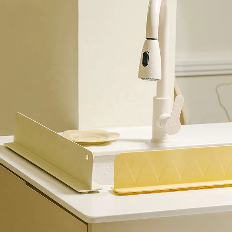 Barrière Anti-Éclaboussures en Silicone pour Évier