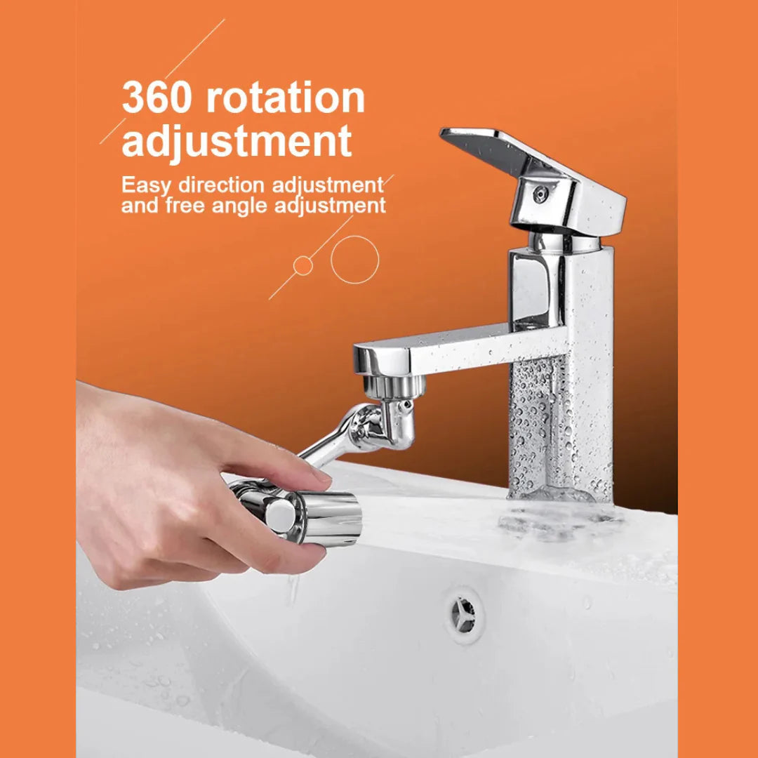 Rallonge de Robinet Flexible 1080° – Double Mode d’Écoulement