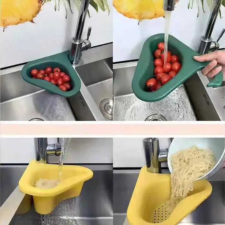 Panier Égouttoir d’Évier Design Cygne – Filtre de Cuisine Multifonction pour Déchets