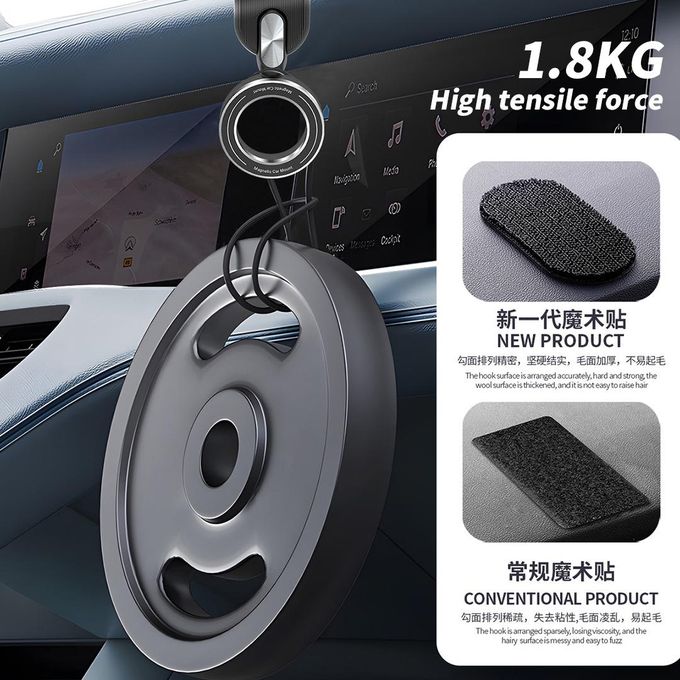 Support Téléphone Magnétique 360° – Fixation Stable et Rotation Complète pour Voiture et Bureau