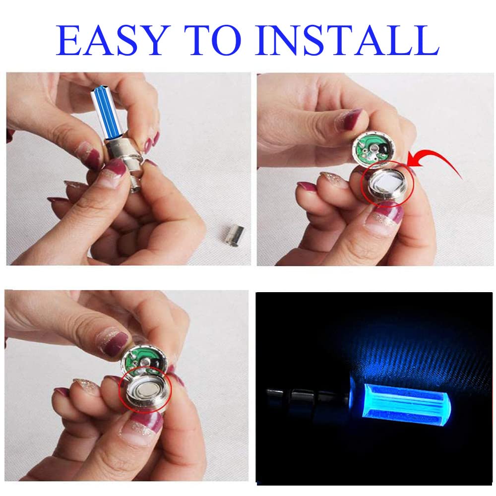 Bouchons Lumineux LED pour Pneus