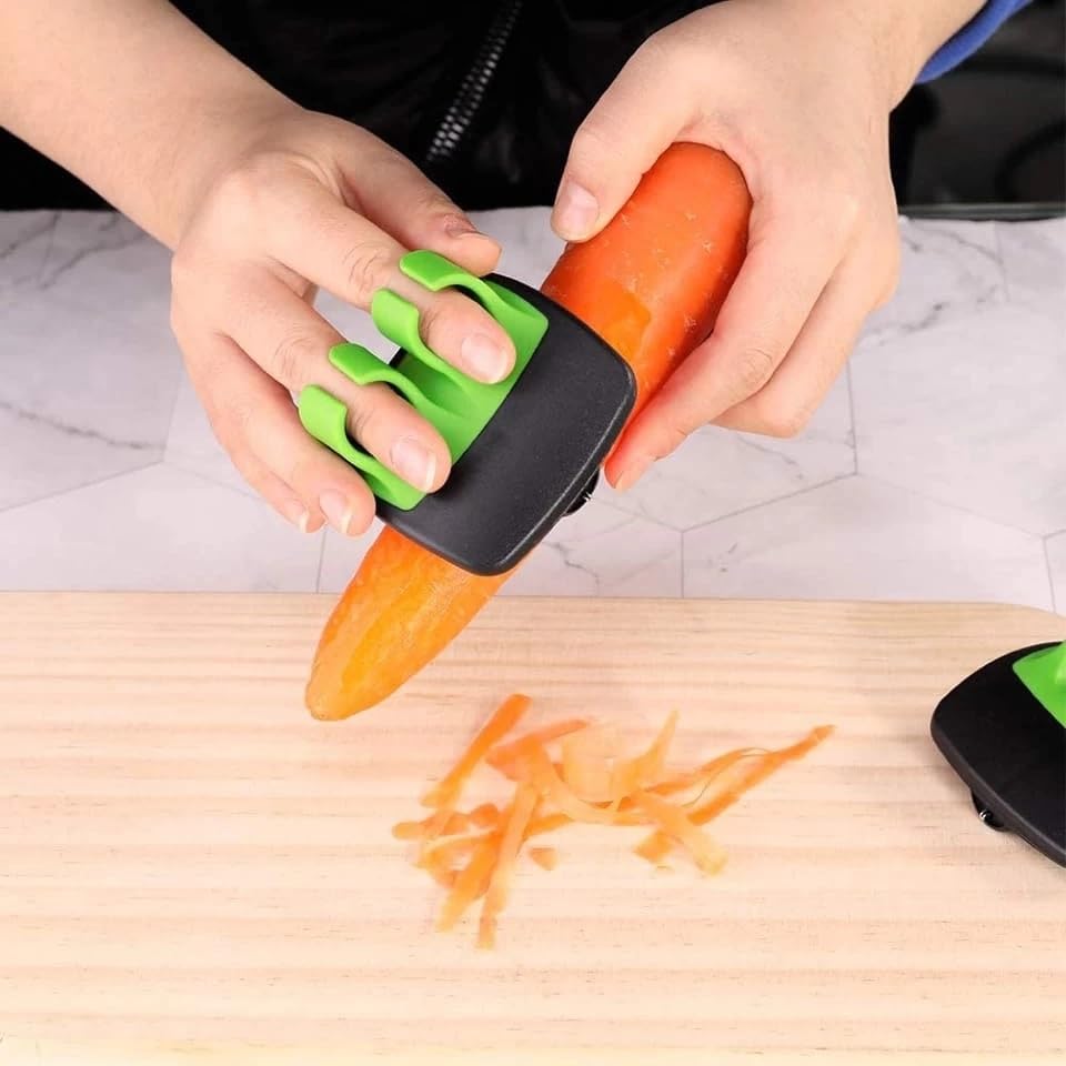 Éplucheur de Légumes avec Protection des Doigts