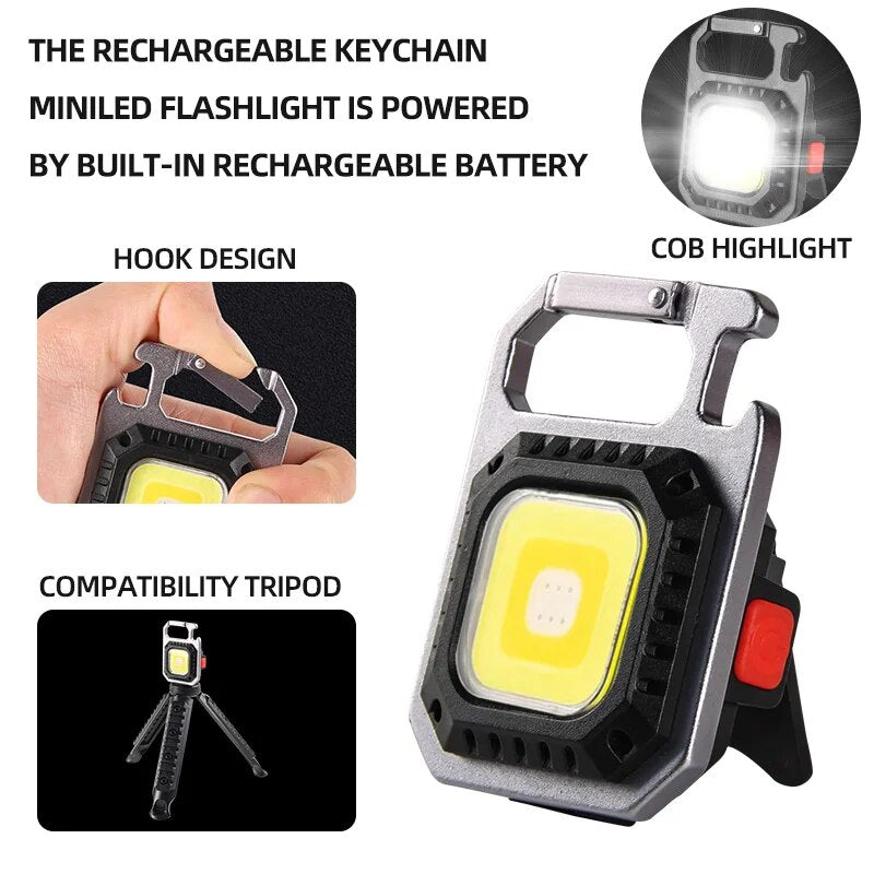 Mini Lampe LED Rechargeable Multifonction