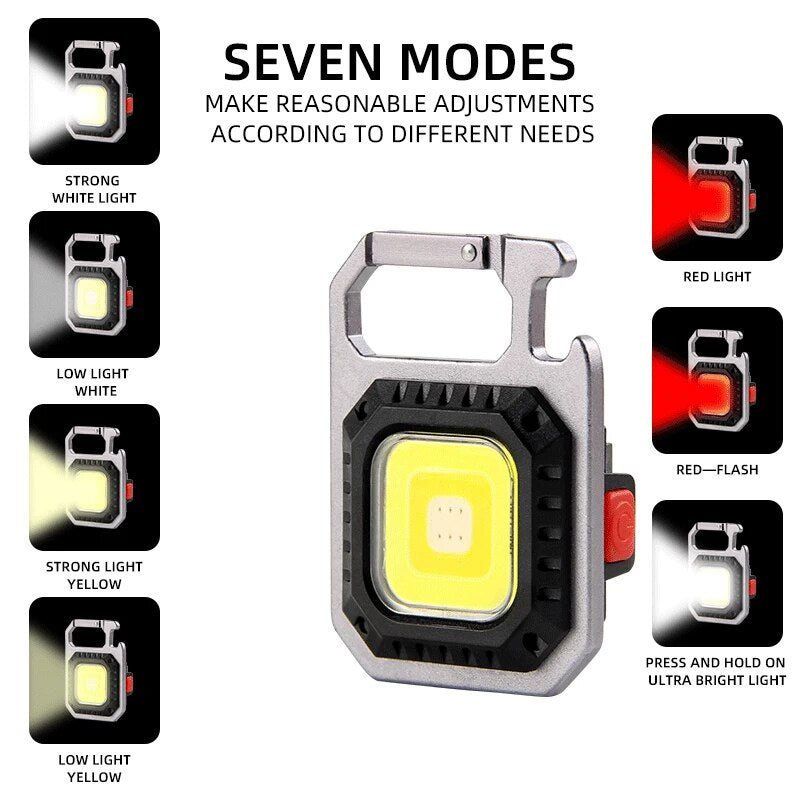 Mini Lampe LED Rechargeable Multifonction