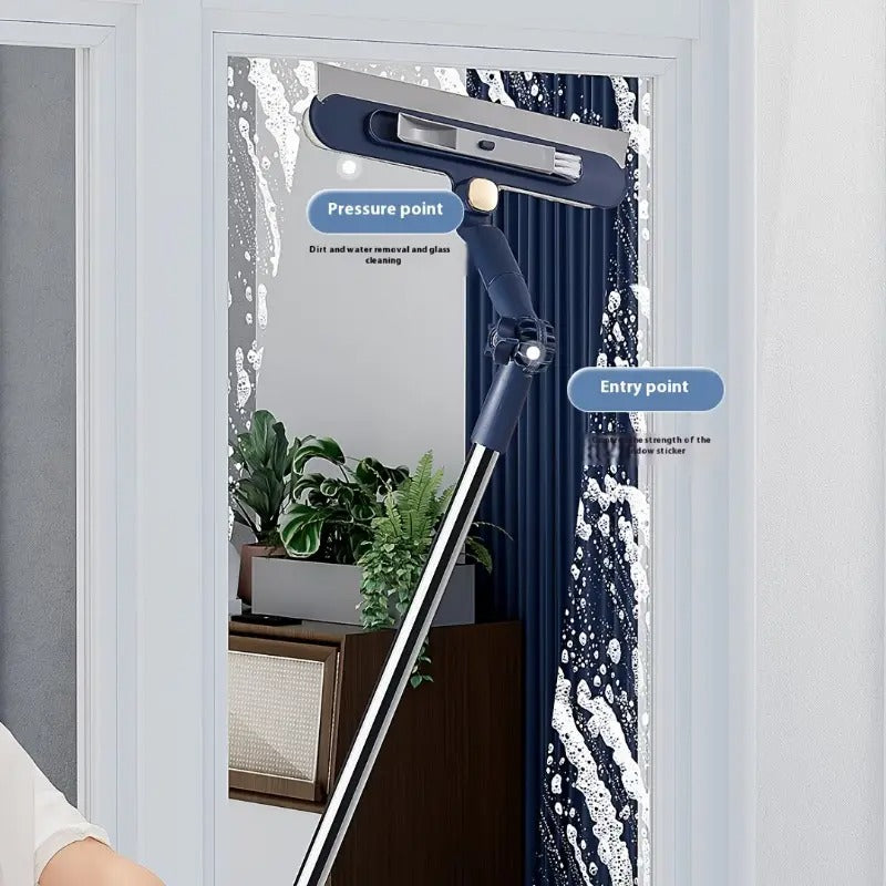 Nettoyeur de Vitres Extérieures 2-en-1