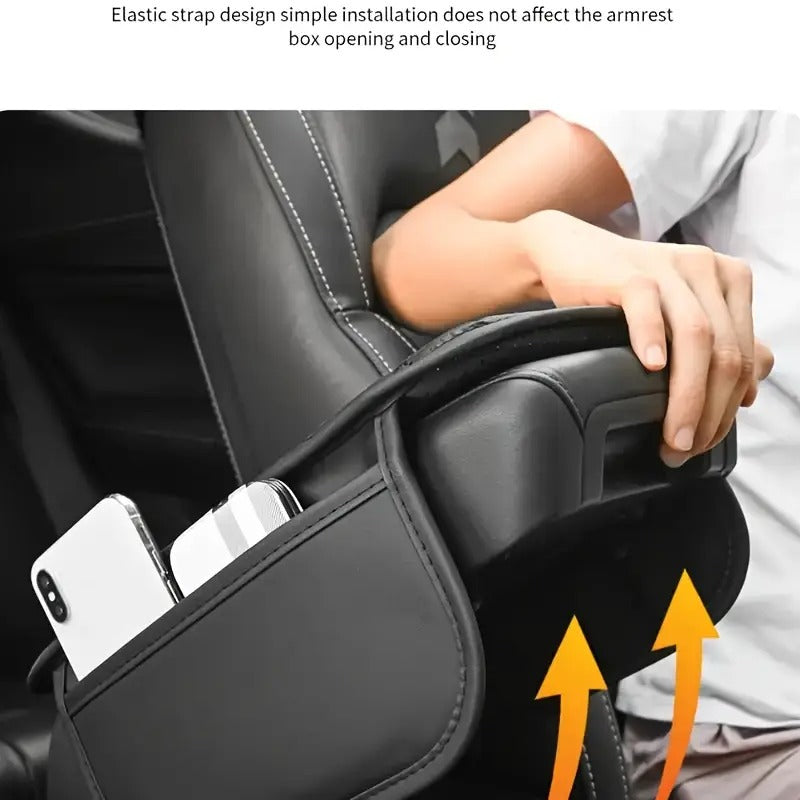 Accoudoir Auto avec Poches de Rangement