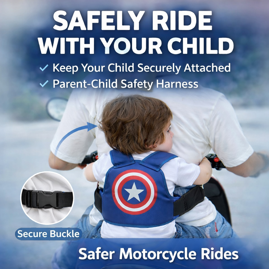 Ceinture de Sécurité Moto Enfant