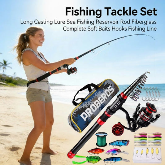 Kit de Pêche Complet Télescopique PROBEROS