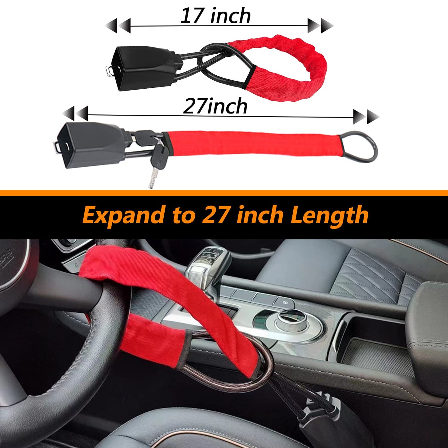 Antivol de Volant Renforcé pour Voiture