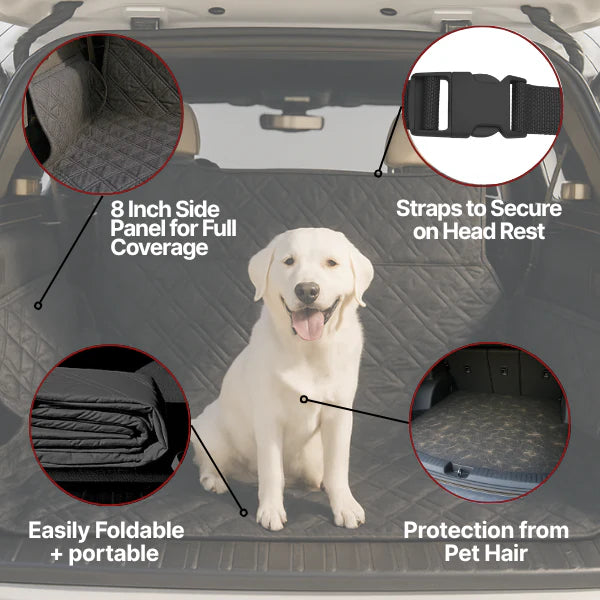 Housse de Coffre Imperméable pour Chien – Protection Totale de Votre Voiture