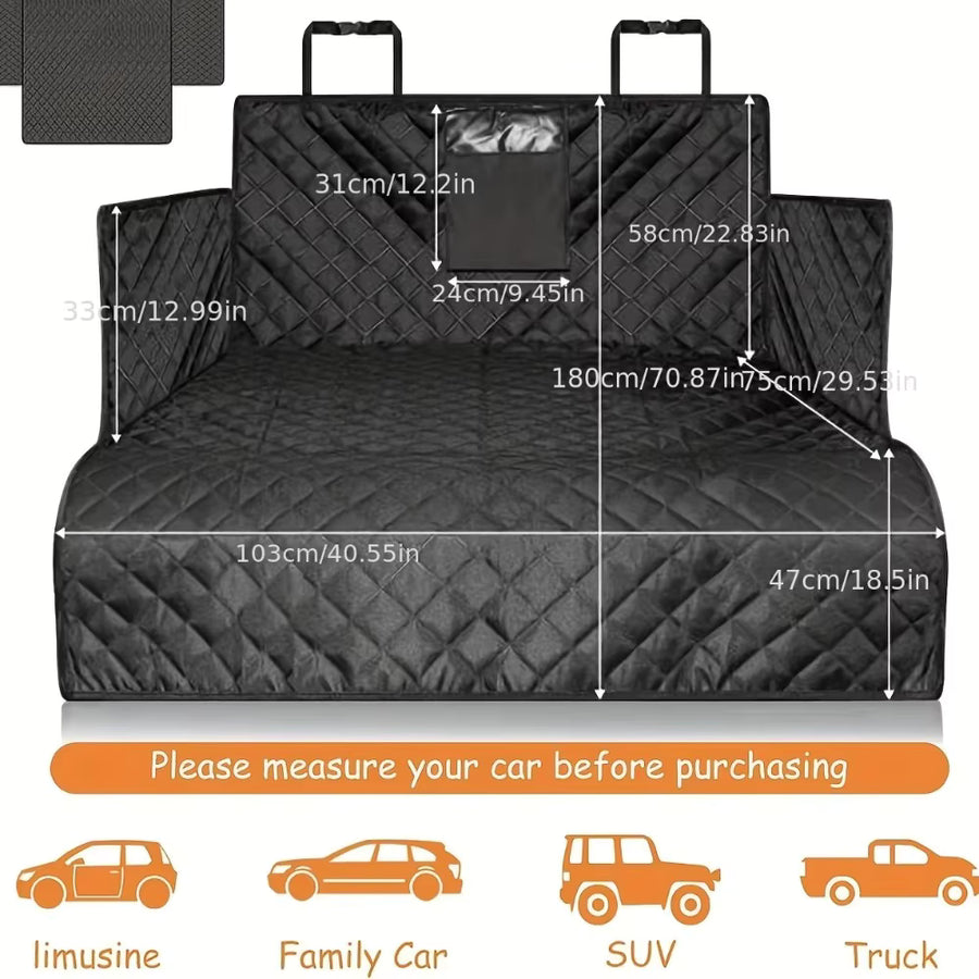 Housse de Coffre Imperméable pour Chien – Protection Totale de Votre Voiture
