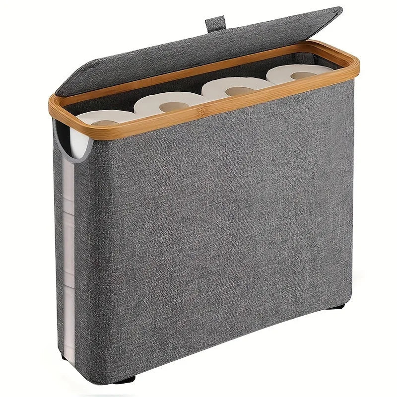 Panier de Rangement pour Papier Toilette – Organisateur Élégant pour Salle de Bain