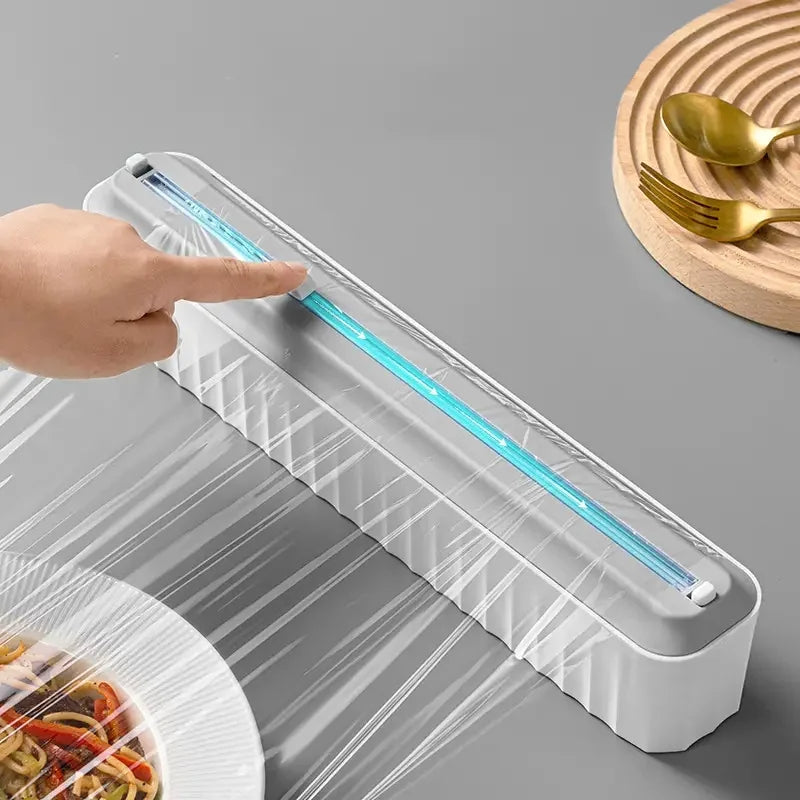 Distributeur Magnétique de Film Alimentaire avec Coupe Intégrée – Découpe Rapide et Sans Effort