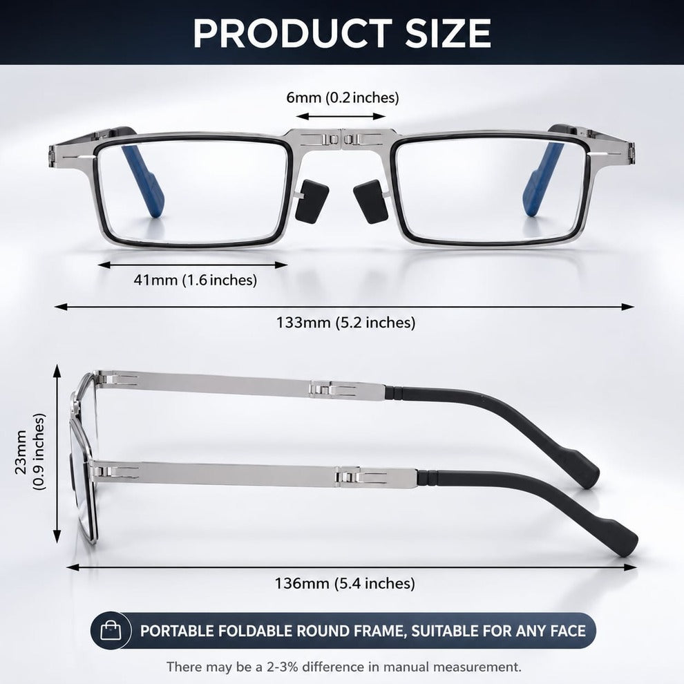 Lunettes de Lecture Pliables en Titane