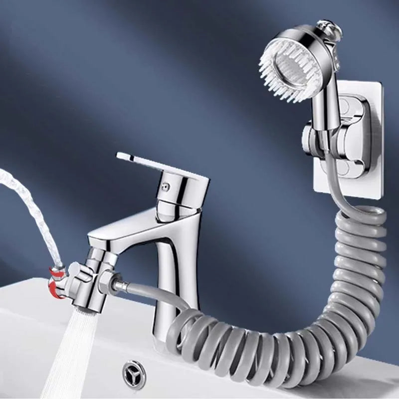 Kit Douchette Extensible pour Robinet – Pulvérisateur Multifonction avec Tuyau Flexible