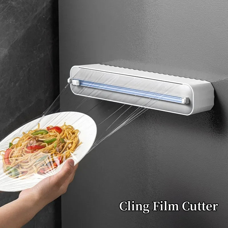 Distributeur Magnétique de Film Alimentaire avec Coupe Intégrée – Découpe Rapide et Sans Effort