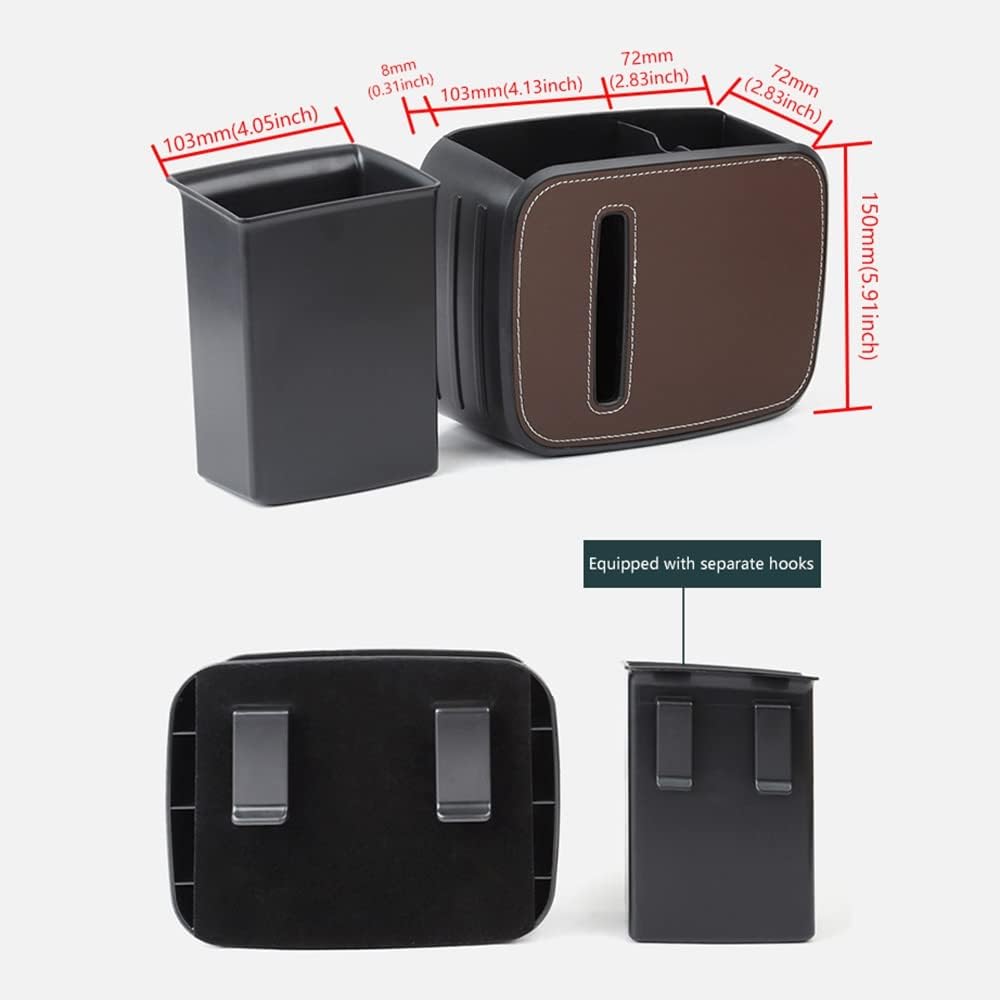 Organisateur & Boîte à Mouchoirs pour Voiture
