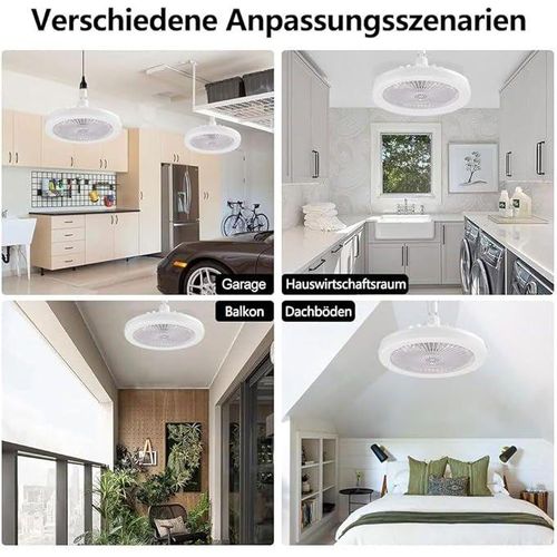 Ventilateur de plafond LED avec éclairage | X10 MARKET