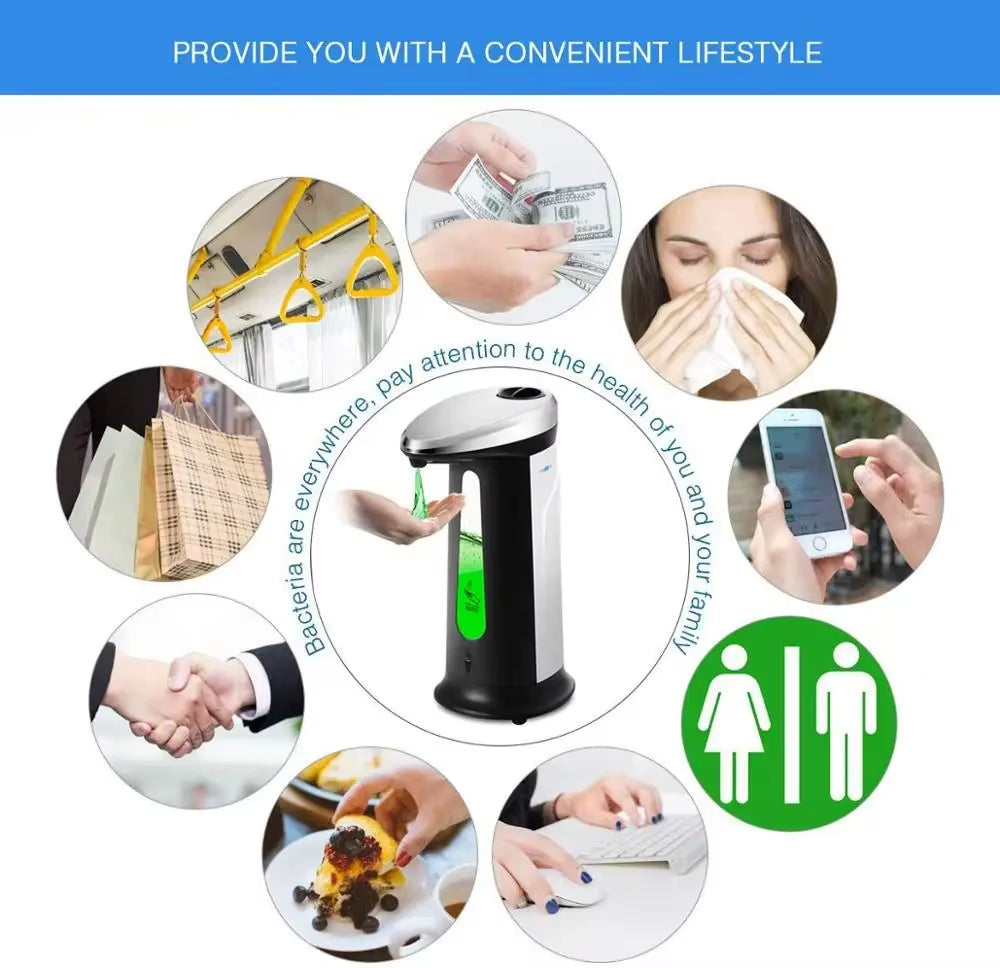 distributeur automatique de savon liquide 250ml