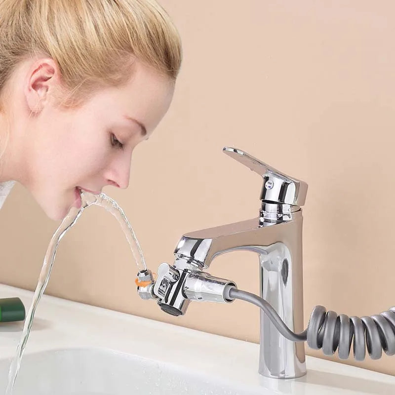 Kit Douchette Extensible pour Robinet – Pulvérisateur Multifonction avec Tuyau Flexible
