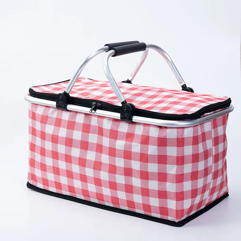 Panier Isotherme Pliable avec Fermeture – Sac de Pique-Nique et Conservation Alimentaire