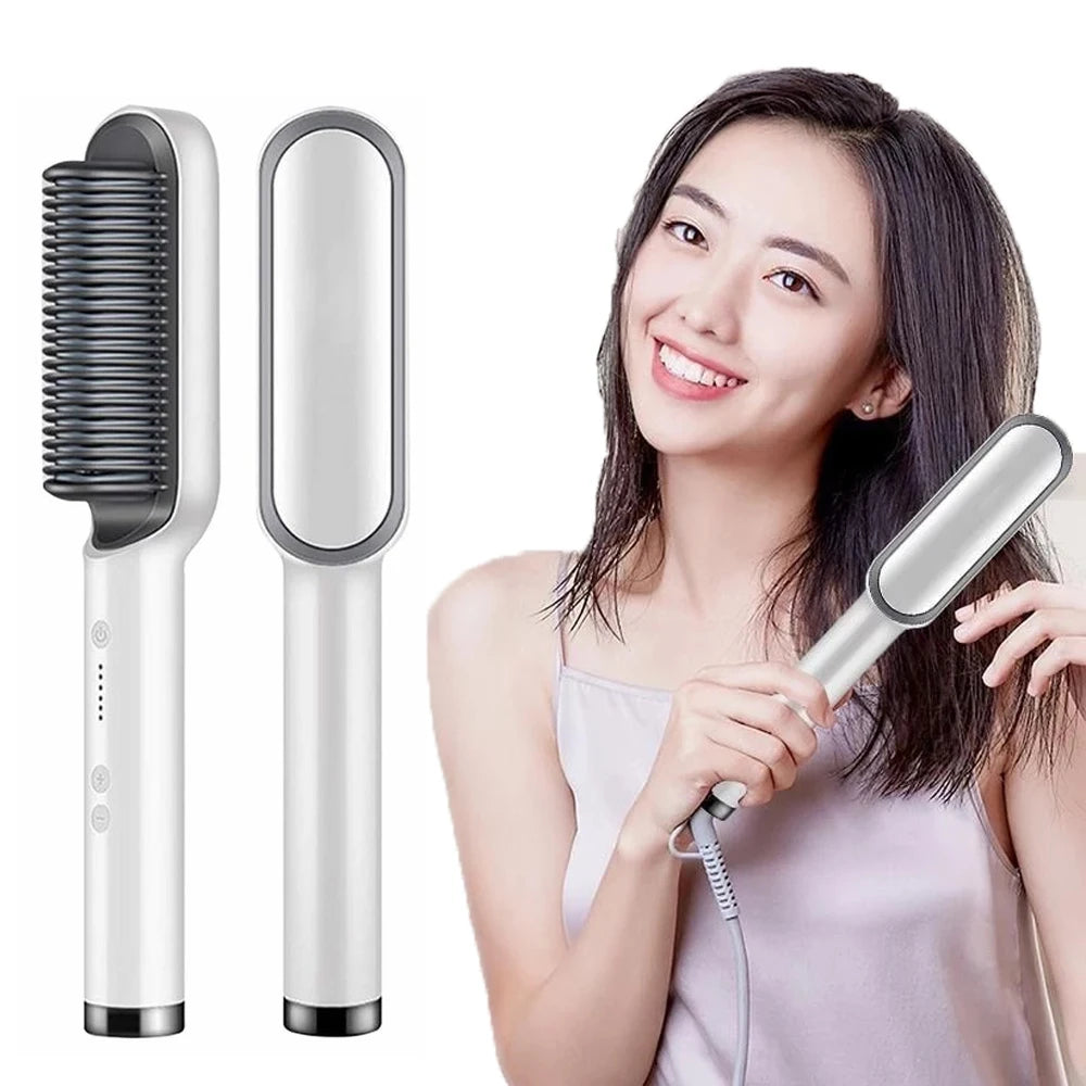 Brosse Lissante Électrique 2-en-1