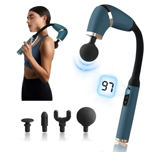 Pistolet de Massage Musculaire Haute Fréquence – Appareil de Massage Profond pour Récupération Sportive