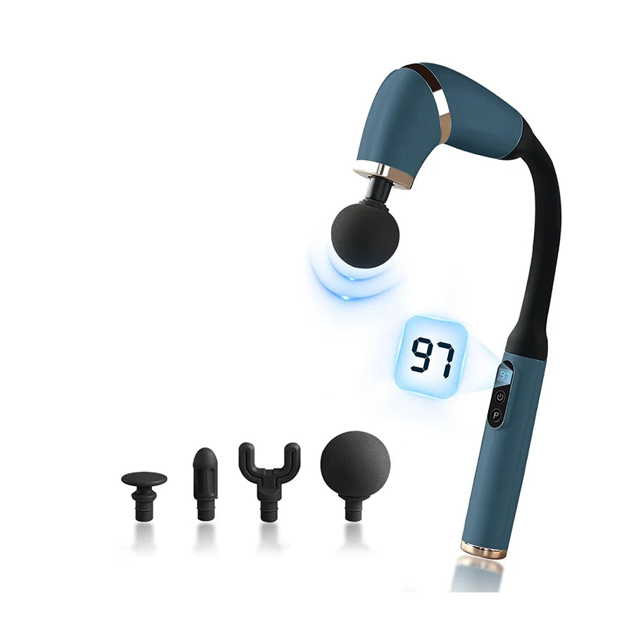 Pistolet de Massage Musculaire Haute Fréquence – Appareil de Massage Profond pour Récupération Sportive