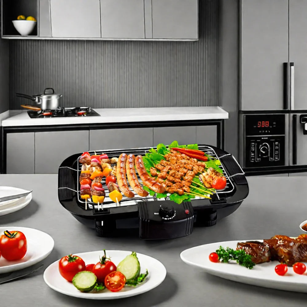 Barbecue Électrique Puissant 2000W