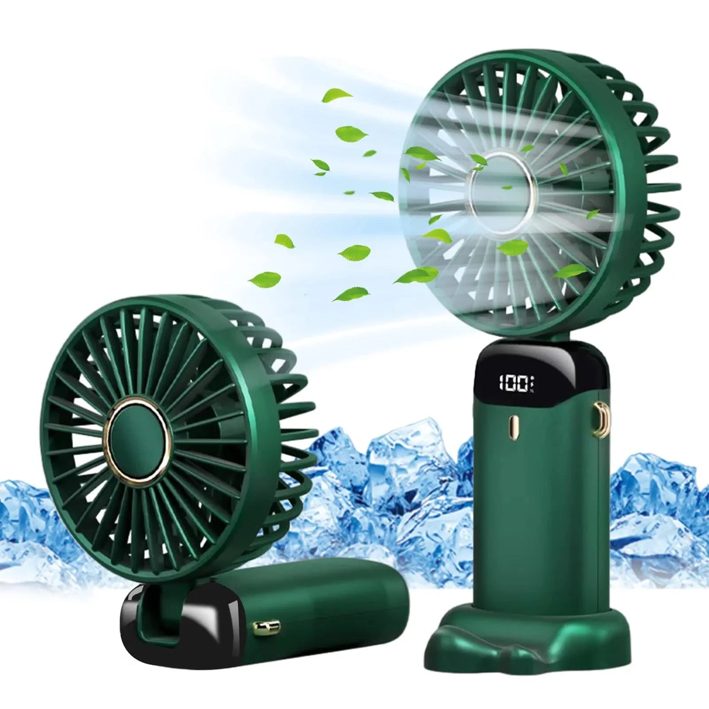 Ventilateur Portable Pliable avec Écran LED