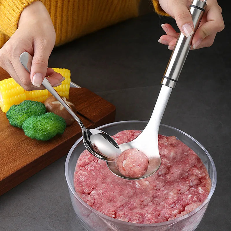 Cuillère à Boulettes de Viande