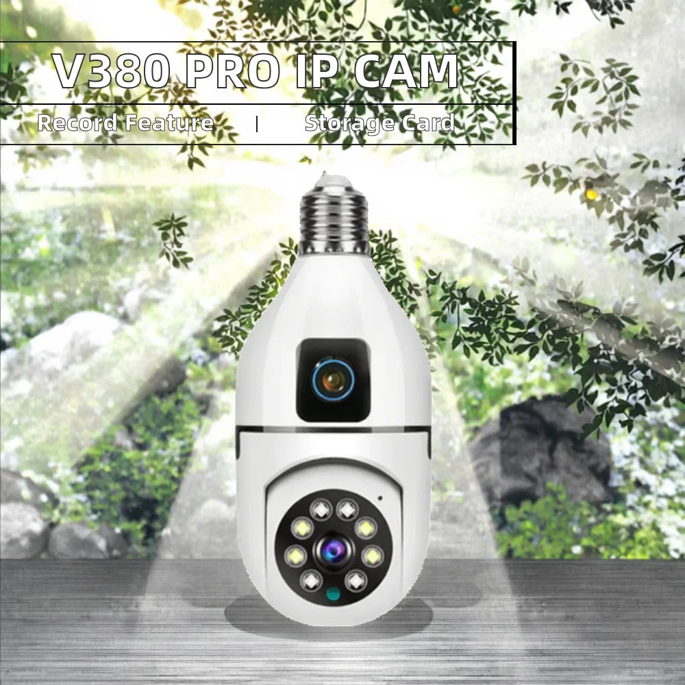 Caméra de Surveillance WiFi V380 Pro 360° – Sécurité Intelligente Jour & Nuit