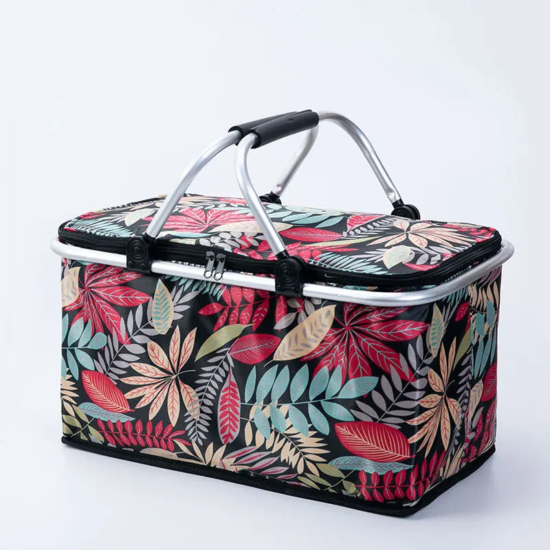 Panier Isotherme Pliable avec Fermeture – Sac de Pique-Nique et Conservation Alimentaire