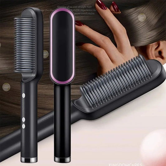 Brosse Lissante Électrique 2-en-1