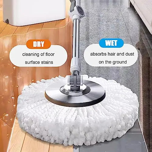 Balai Rotatif 360° Double Fonction avec Seau Séparé – Système de Nettoyage Intelligent