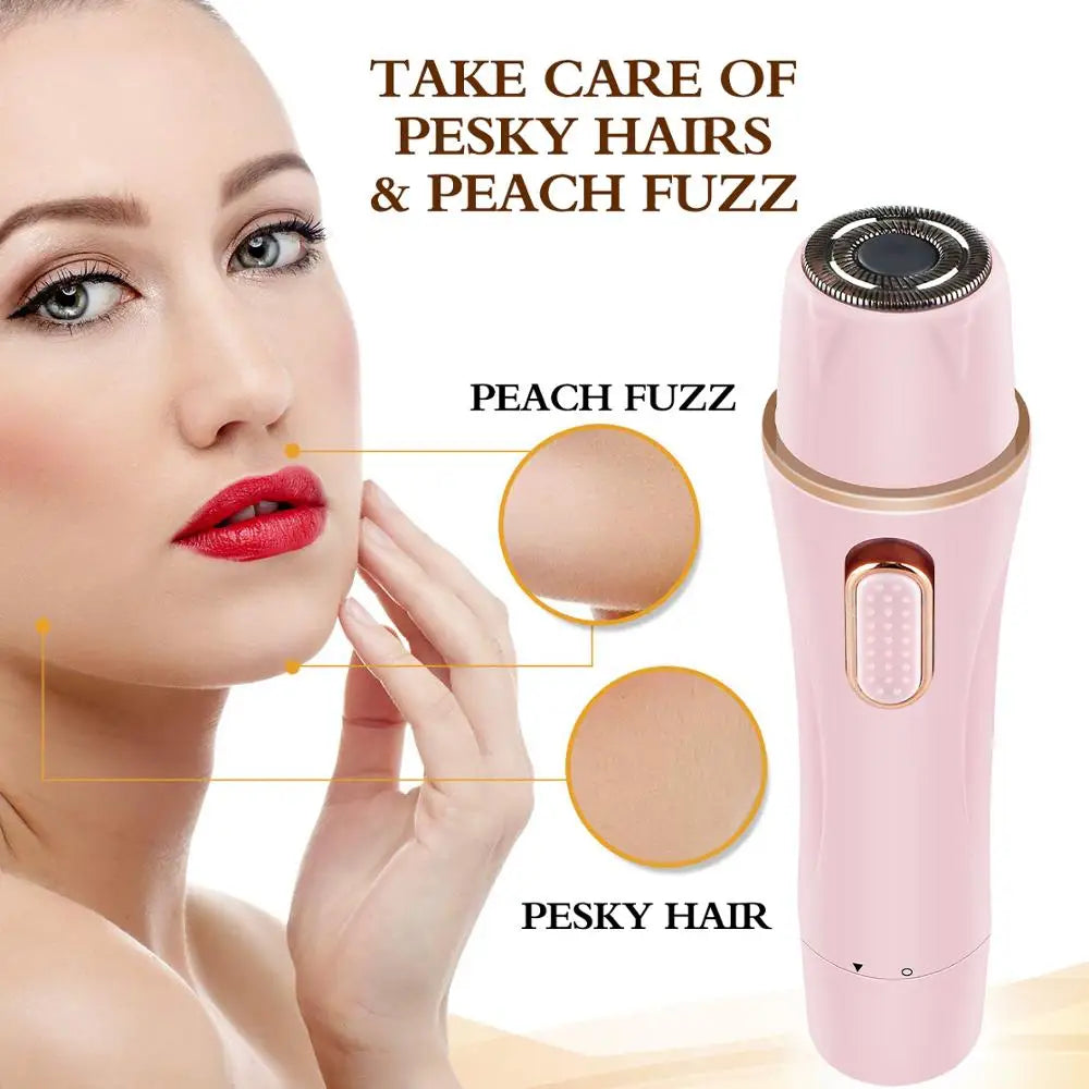Tondeuse Femme 4 en 1 Étanche – Épilateur Électrique Corps, Visage et Zone Bikini