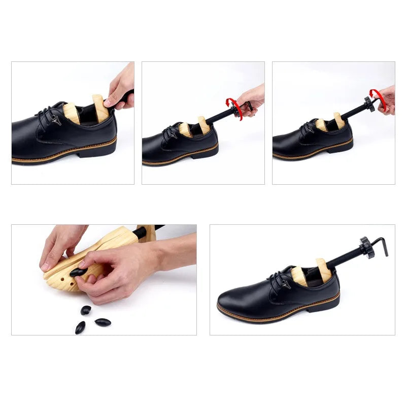 Élargisseur de Chaussures en Bois Premium – Fini les Chaussures Serrées & Douleurs