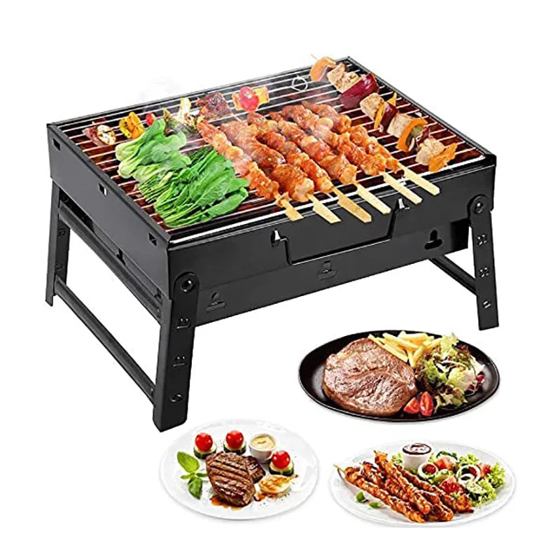 Barbecue Charbon en Acier Inoxydable