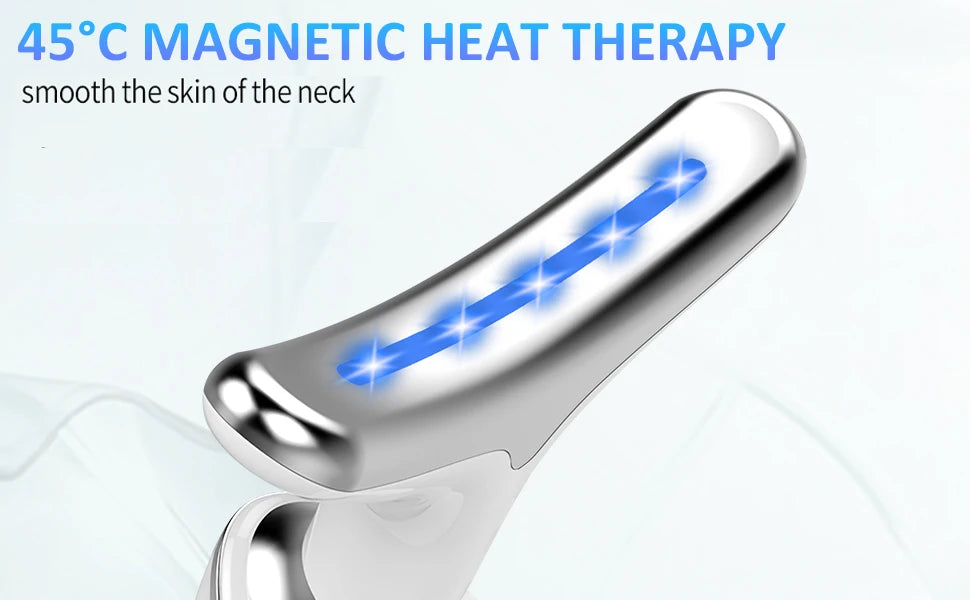 Masseur Facial Anti Double Menton avec Lumière LED