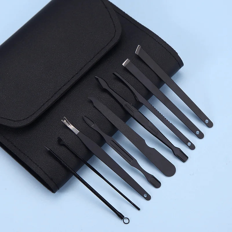Kit Manucure & Pédicure Professionnel 16 Pièces – Set Complet avec Étui Élégant