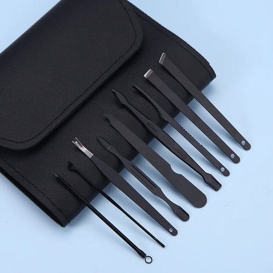 Kit Manucure & Pédicure Professionnel 16 Pièces – Set Complet avec Étui Élégant